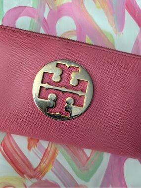 Tory Burch Pink Long Wallet